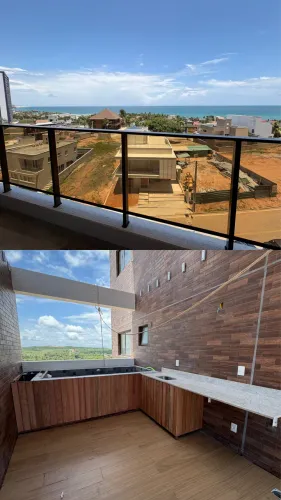 Apartamento com hidro privativa e área gourmet- Praia de cotovelo