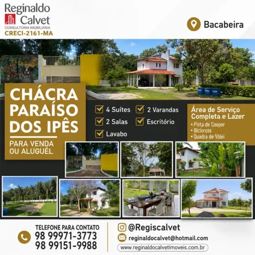 Vendo em Bacabeira uma chácara 