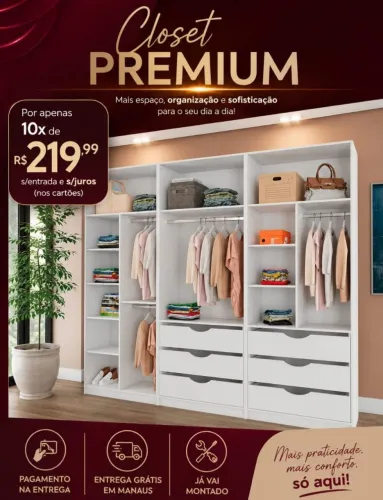 Closet em mdf