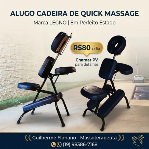 Alugo cadeira de Quick massage