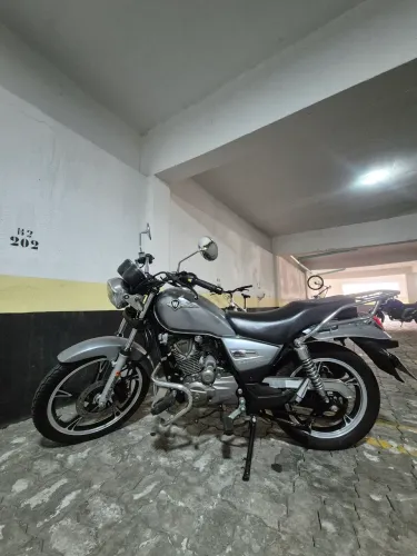 ?Haojue Chopper Road 150 - 2019 / Prata - Ótimo Estado