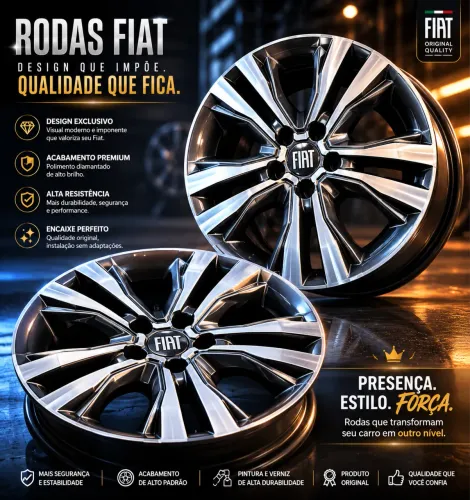 Rodas aro 17 Fiat toro
