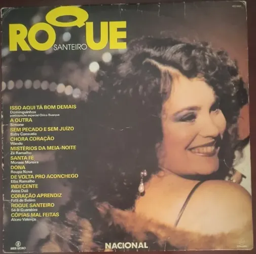 Disco vinil trilha sonora nacional novela 'Roque santeiro'