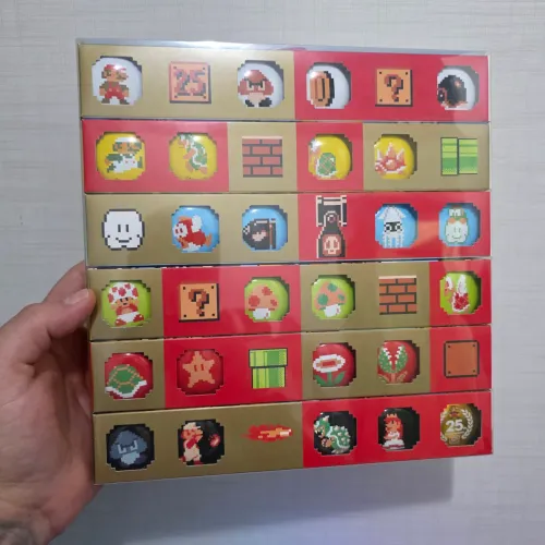 Coleção de Pins do 25º Aniversário de Super Mario Club Nintendo