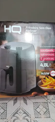 Nota e garantia Air fryer 4.8l lacrada