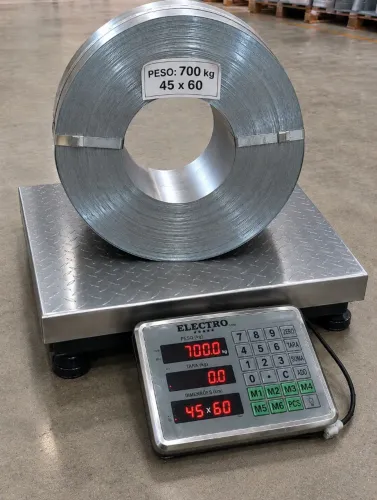 Grande promoção balança digital nova lacrado 700 kg plataforma 45 x 60 sem mastro