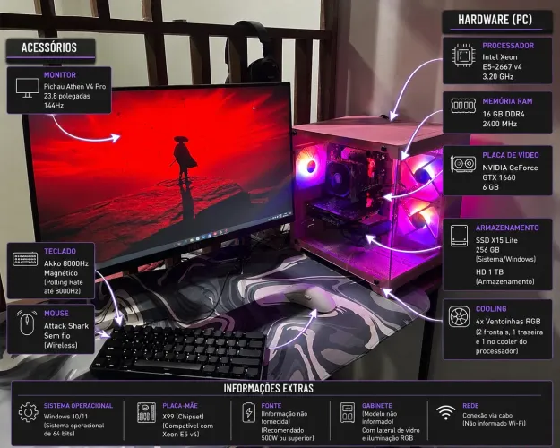 Setup gamer 