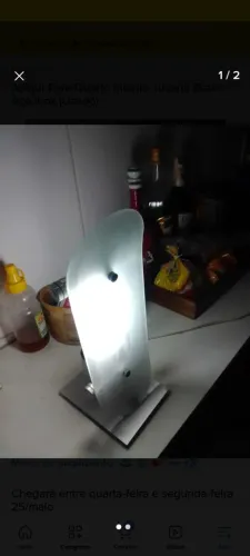 Abajour para quarto infanto juvenil skate 