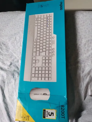 Combo Raposo 8200t teclado e mouse sem fio, novo na caixa lacrada