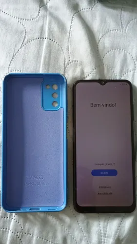 Celular Samsung a03s, 250,00 pra vender logo.