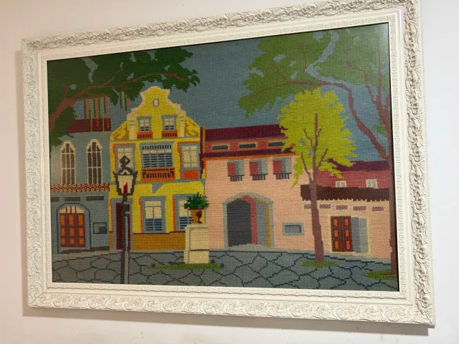 Quadro Bordado à Mão - Obra Única | Arte Autoral