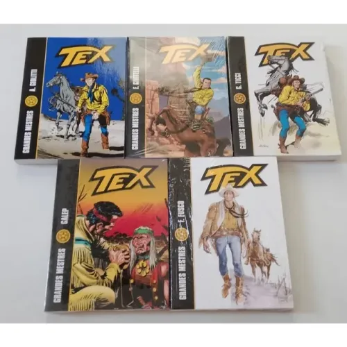 Tex grandes mestres # 1 ao 5