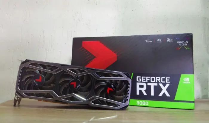 Nvidia GeForce RTX 3080 PNY XLR8 10GB - Seminova com caixa