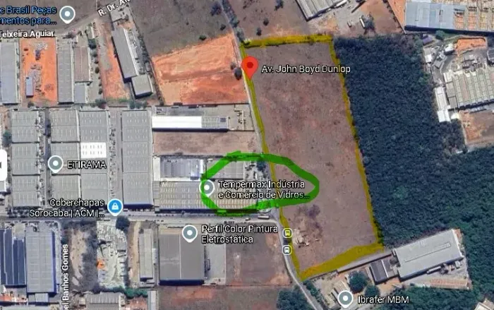 Área Industrial à Venda | A partir de 17.559 m² até 88.000 m² | Bairro Iporanga Sorocaba