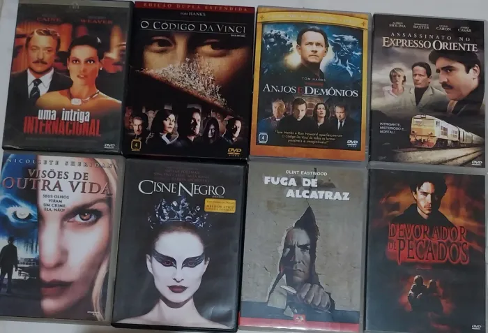 10 DVDs SUSPENSE LOTE R$ 45