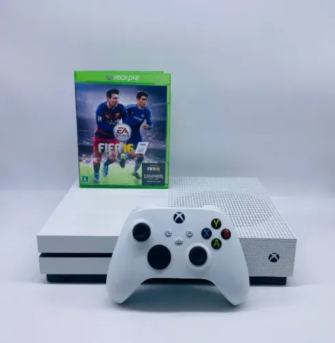 Xbox One S Branco 1TB Usado + Fifa 16 Usado