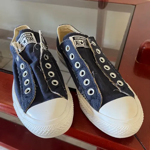 all star feminino importado - slip on - original com elástico - sem cadarços - navy ct 
