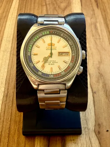 Relógio Orient King Diver Rainbow Silver Sunburst - 1975
