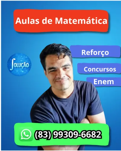 Aulas de Matemática Presenciais ou Online