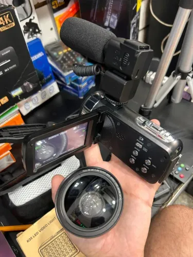 Câmera Filmadora KOMERY 4K Ultra HD + Kit Completo