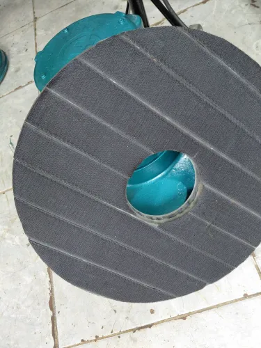 Recuperação de surpote de disco para enceradeira e lavadora automática de piso