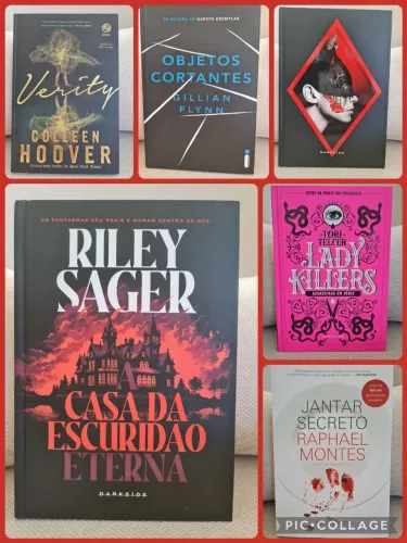 Lote de livros / Suspense / Darkside / Thriller Psicológico 