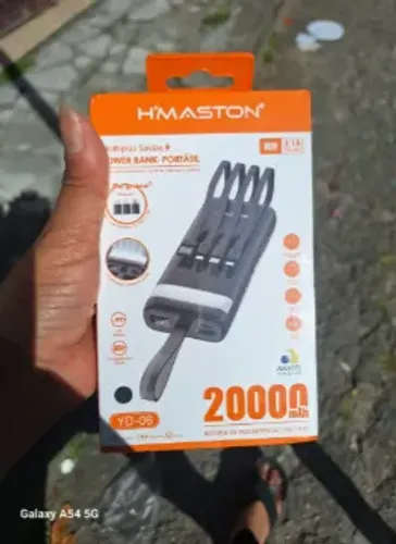 Carregador Portátil Power Bank 20.000mah ENTREGA GRATIS BRASILIA