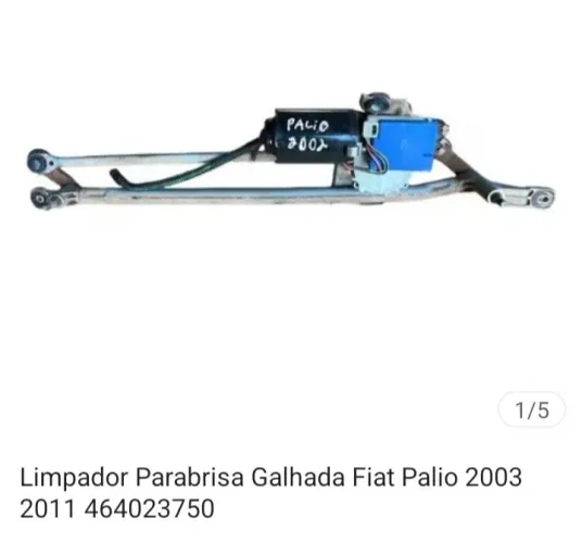 Motor de parabrisa com galhada
