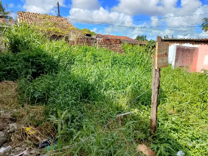 Terreno localizado na chã de Bebedouro 12 por 10 e tenho um 3,5 por 10