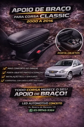 Apoio de Braço do Corsa Classic