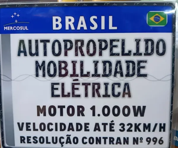 Vendo placa para bicicleta elétrica.