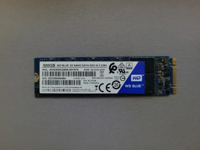 SSD WD Blue 3D NAND 500GB SATA 3 M2 2280