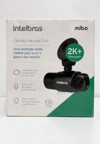 Câmera Veicular Duo Intelbras, pra sair logo