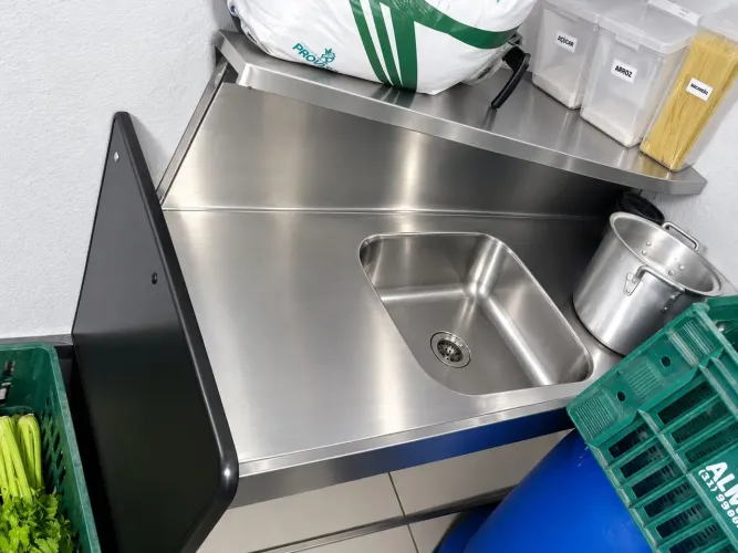 Balcão pia para comercio