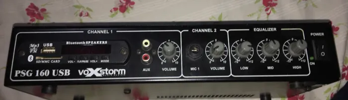 Cabeçote Autoamplificado Voxstorm PSG 160 USB Bluetooth Som Ambiente