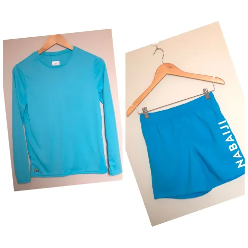 Lote de roupas de praia para meninos