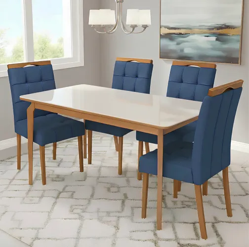 Conjunto Siena Lux 4 Lugares