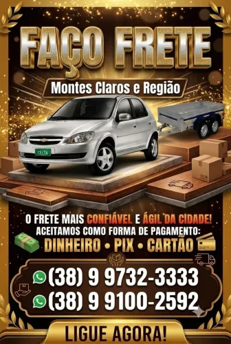 Faço Frete Montes Claros E Região