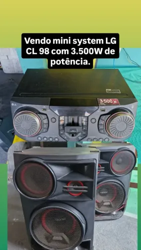 Som LG 3.500W de potência.