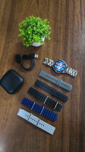 Amazfit GTR 4 + 6 pulseiras + película de vidro