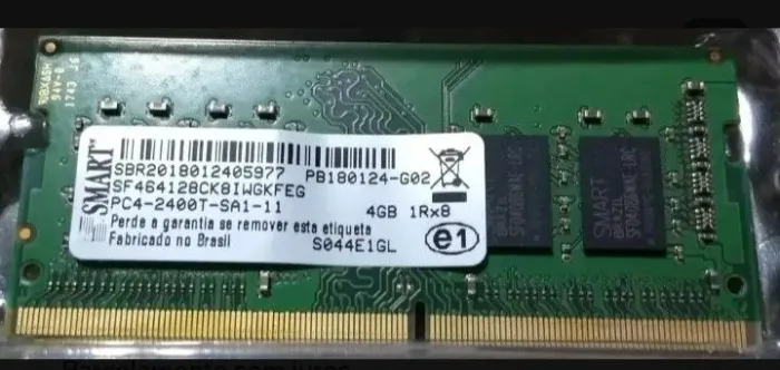 Memória ram ddr4 4GB SODIM