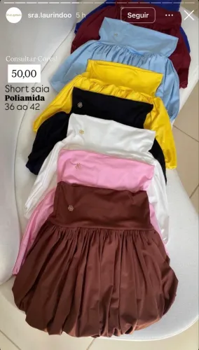 Vende-se short saia balonê - peça nova