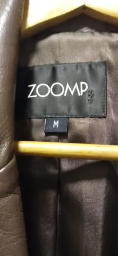 Jaqueta de couro feminina Zoomp 