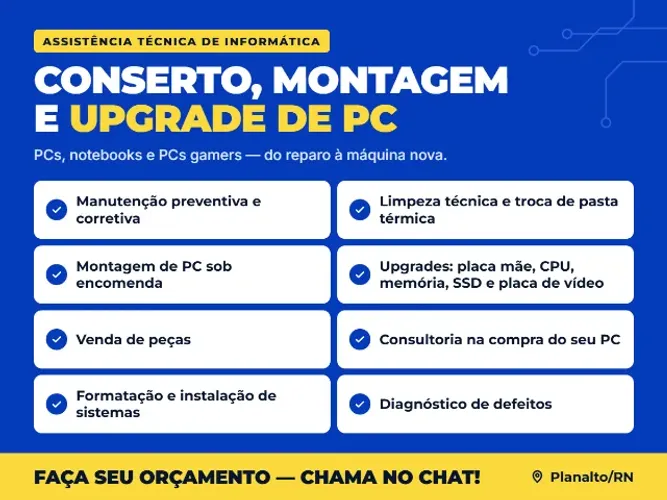 Assistência Técnica em Computadores Planalto