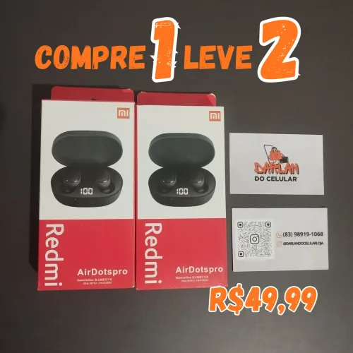 Fone de ouvido bluetooth (compre 1 leve 2)