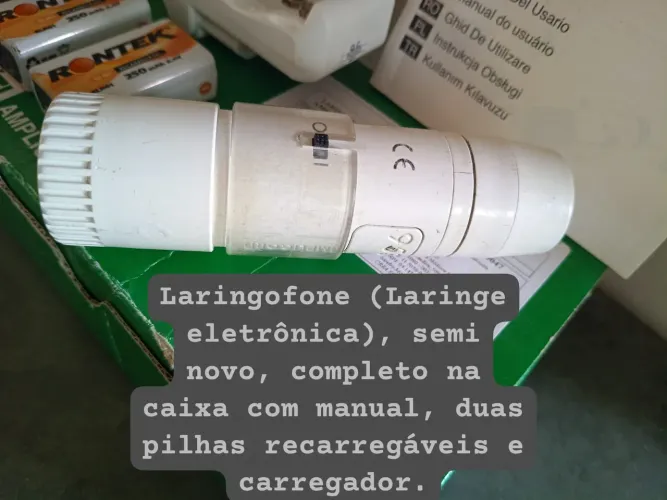 Laringe eletrônica (Laringofone)