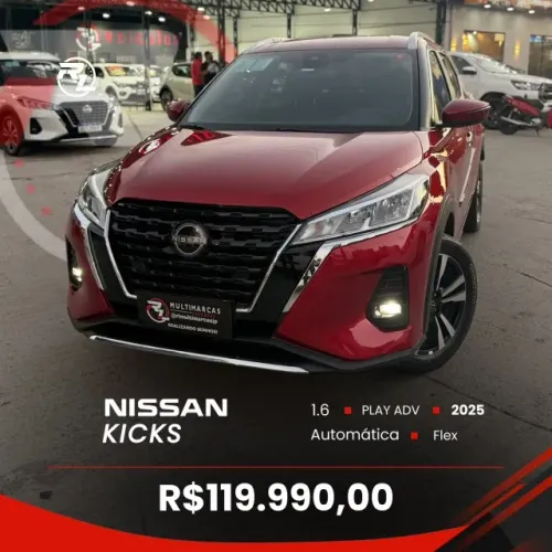 Nissan Kicks Play Advance Plus 1.6 16V Flex AUT 2025