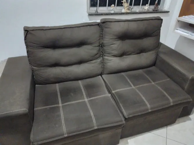 Sofá Retrátil Reclinável 2 lugare
