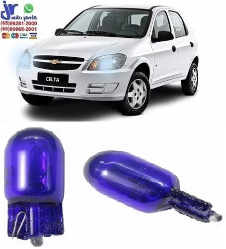 Par Lâmpadas LED T10 W5W Pingo Super Branca