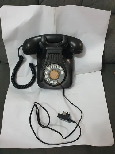 Antiguidade telefone baquelite parede excelente estado